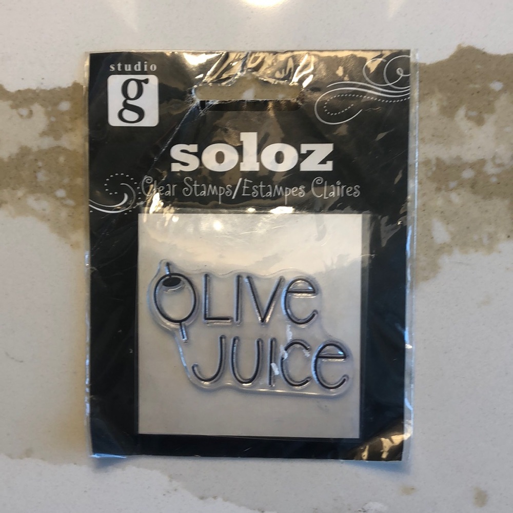 Studio G Clear Stamps Olive Juice